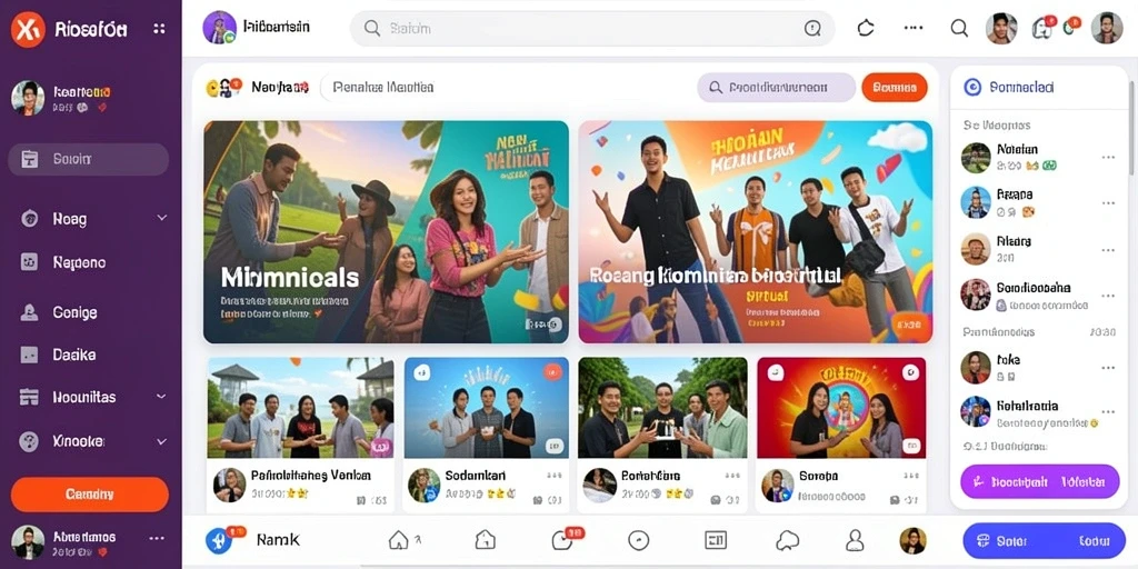 Antarmuka pengguna yang intuitif dan menarik.