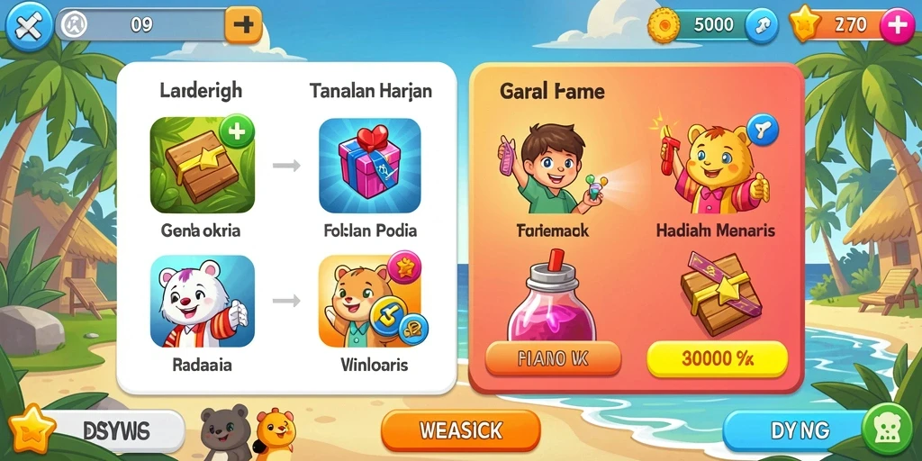 Tampilan antarmuka yang intuitif dan menarik.