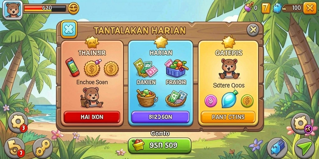 Tampilan awal LEDAKSLOT yang menarik dan interaktif.