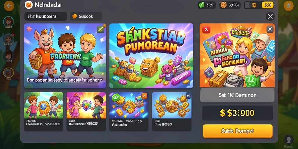 Tampilan awal aplikasi dengan desain yang menarik.