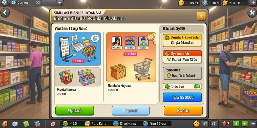 Gambar menawan yang menampilkan karakter utama beraksi.