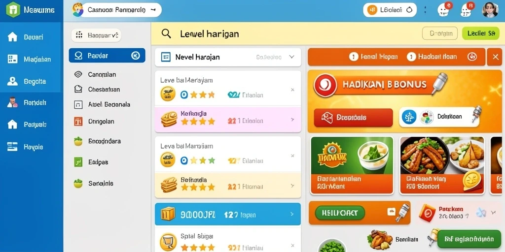Antarmuka pengguna yang intuitif dan mudah dinavigasi.