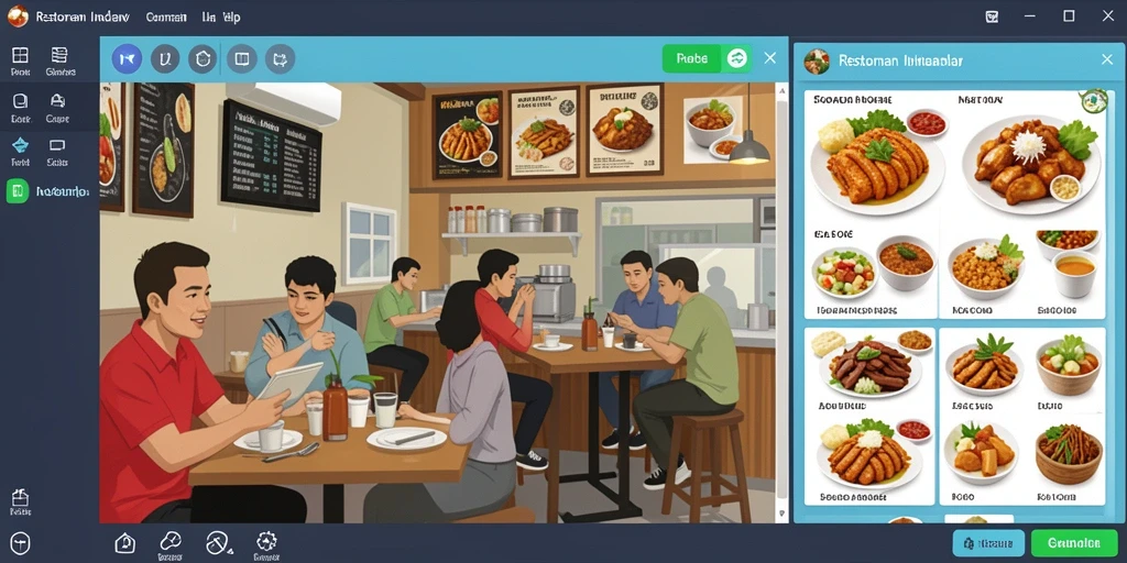 Tampilan antarmuka yang menarik dan mudah digunakan.
