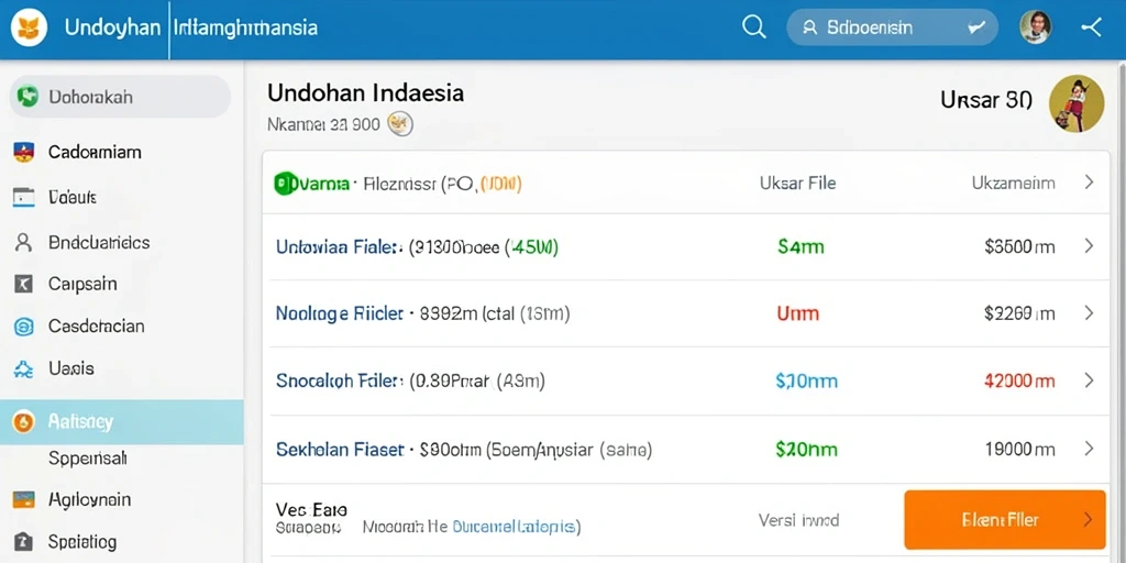 Tampilan antarmuka yang mudah dinavigasi.