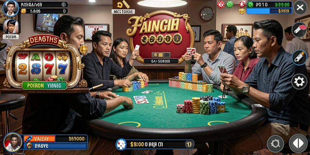 Gameplay seru dengan interface yang menarik.