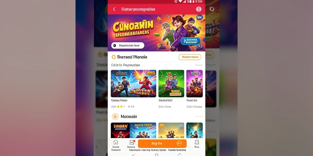 Tampilan utama aplikasi YOYO88 dengan berbagai pilihan game.